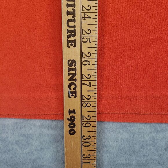 Original Penguin Camp Polo Mens Large Orange Terry Cloth V Neck Beach Hawaiian - Picture 6 of 6